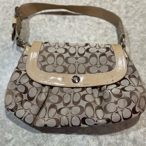 Handbags - Coach signature Soho pleated Jacquard leather bag